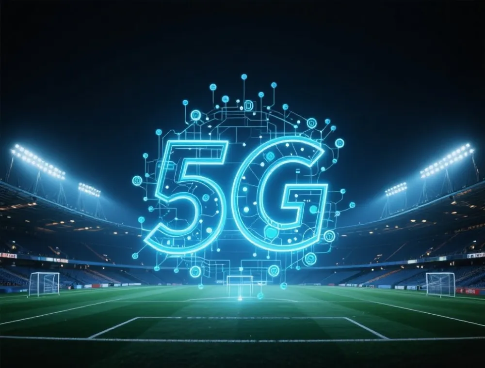 5G网络覆盖足球场景示意